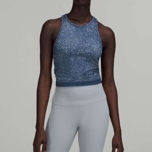 Lululemon Ebb to Street Cropped Racerback Tank Top Size 4